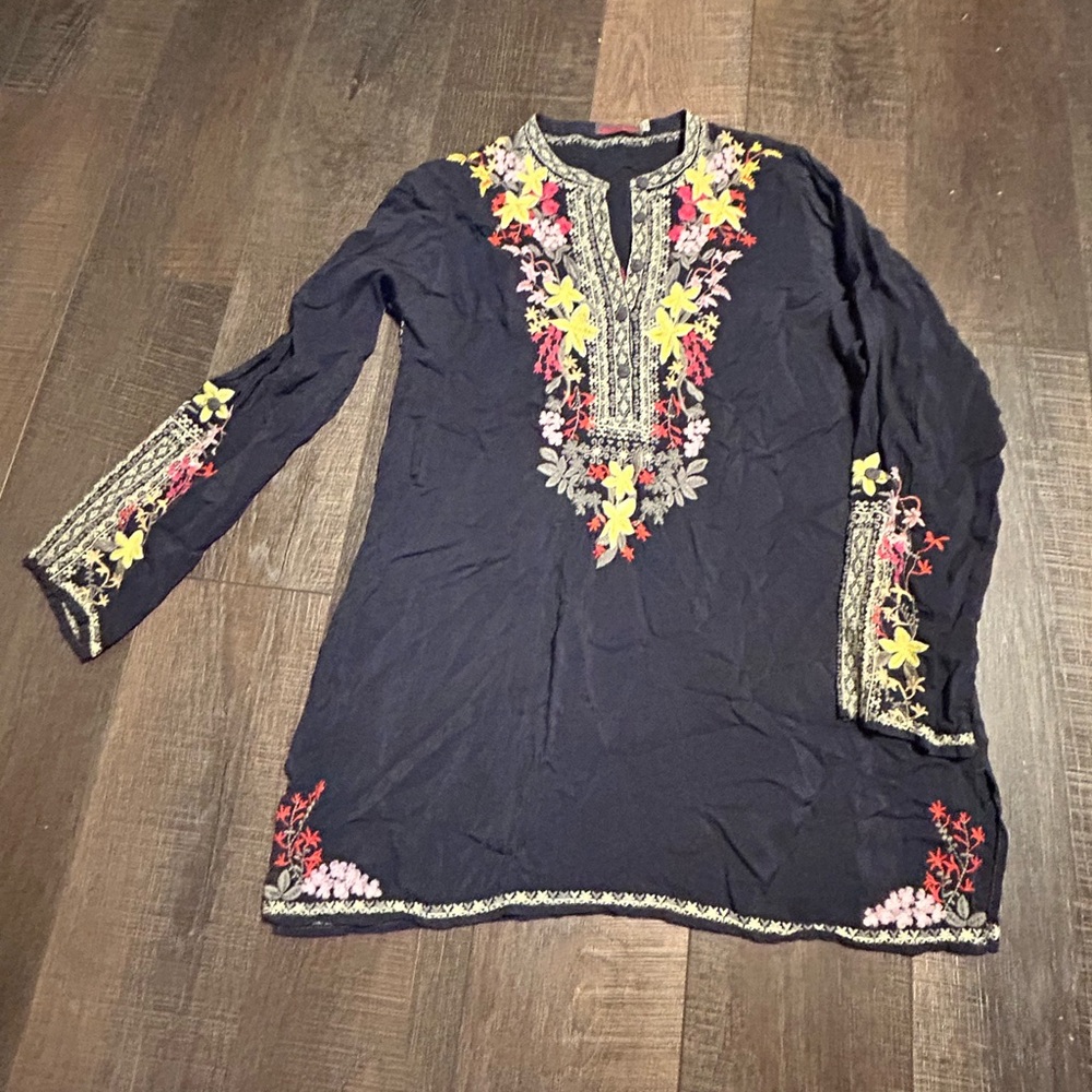 Johnny Was Lilianna Embroidered Tunic